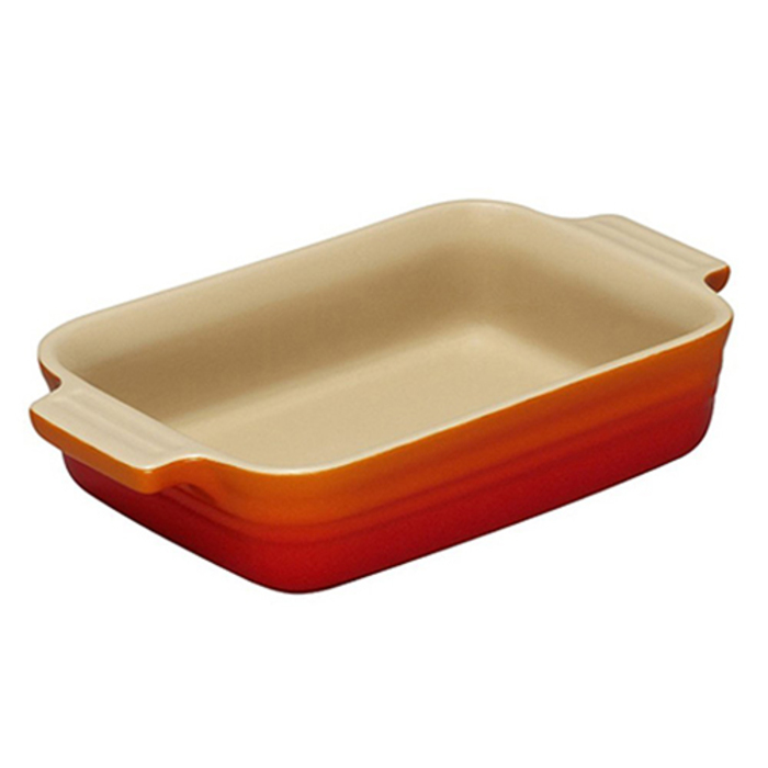 Блюдо прямокутне 26 см, помаранчеве Le Creuset