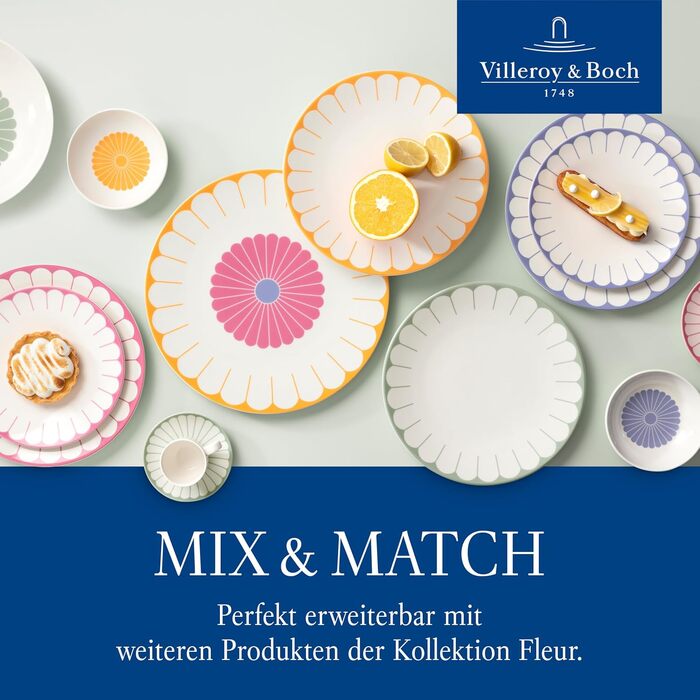 Блюдце до чашки для еспресо 11,7 см, рожевий Fleur Villeroy & Boch