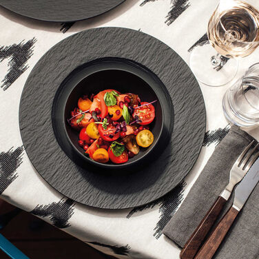 Набір посуду, 12 предметів, чорний Manufacture Rock Villeroy & Boch