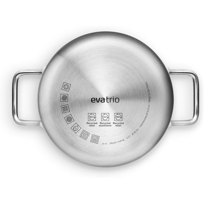 Кастрюля 2,2 л, 16 см с керамическим покрытием Eva Trio Multi Mosaic Eva Solo
