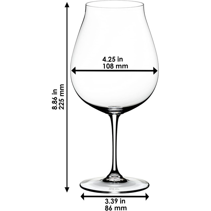 Набір з 2 бокалів для червоного вина 0,8 л Vinum Riedel
