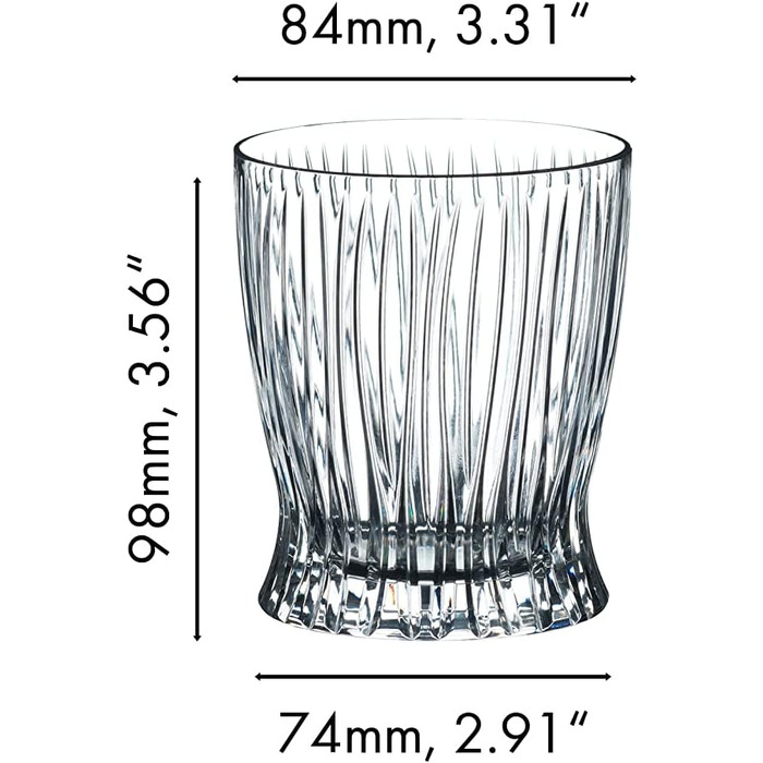 Стакан для виски 295 мл, набор 2 предмета, Tumbler Fire Riedel