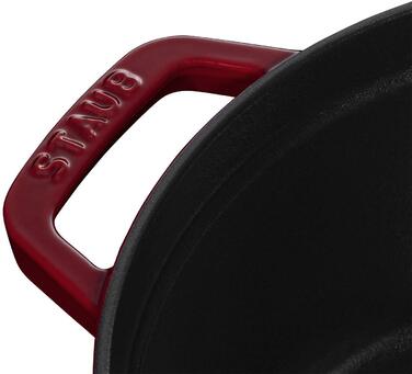 Каструля / жаровня 26 см 4,7 л з кришкою бордова Staub