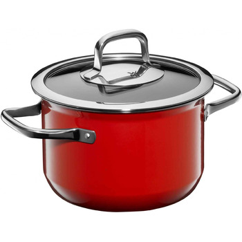 Каструля висока 18 см Red Compact Fusiontec WMF