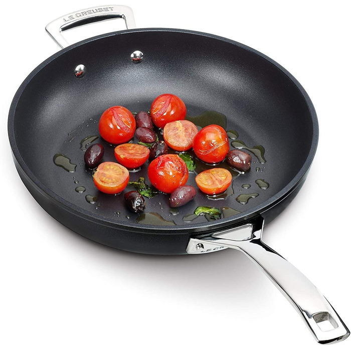 Сковорода з допоміжною ручкою глибока 29,1 см Чорна Le Creuset