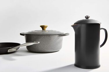 Френч-прес 0,8 л чорний матовий Le Creuset