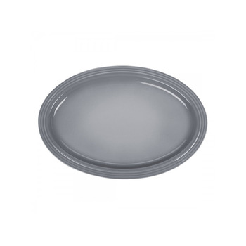Блюдо сервіровки овальне 46 см, сіре Perlgrau Le Creuset