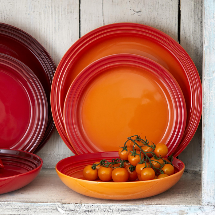 Тарілка для сніданку 21,8 см помаранчева Flame Le Creuset