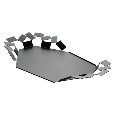Піднос 35x5,5x60 см чорний Scirocco Alessi