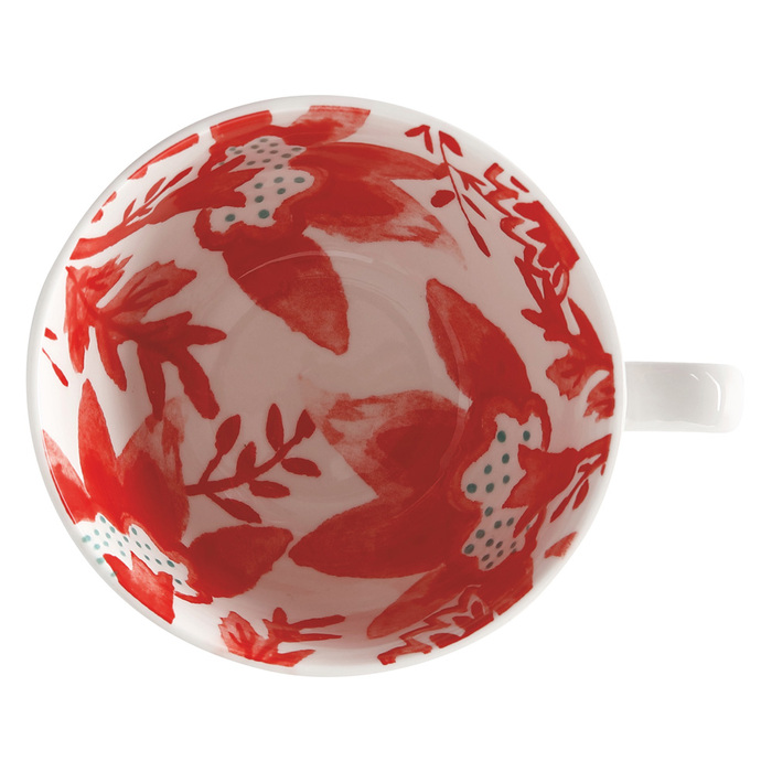 Чашка для чаю Maxwell Williams Red Flowers ALHAMBRA, фарфор, 16,5 х 13 х 8 см, 580 мл